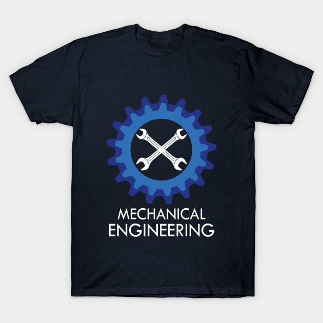 best mechanical engineer text engineering gear logo T-Shirt by PrisDesign99